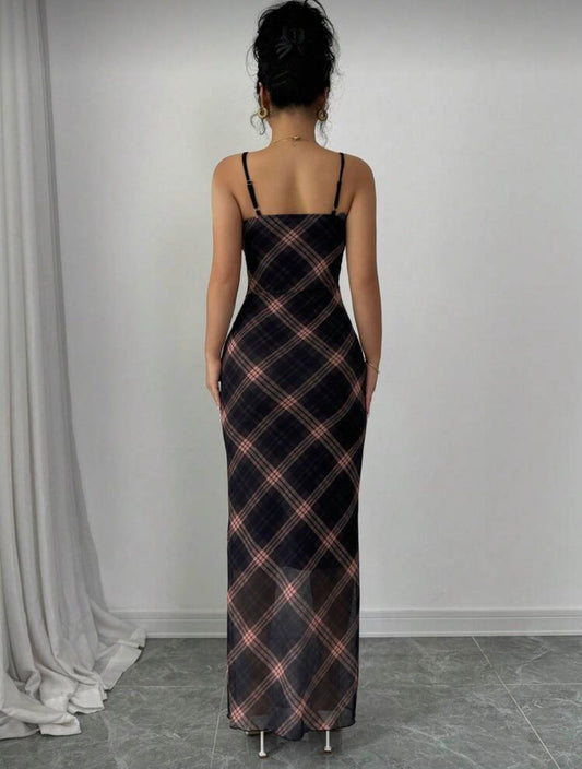 V-Neck Bodycon Dress