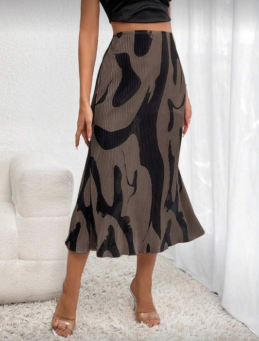 Mermaid Hem, High Waisted Skirt