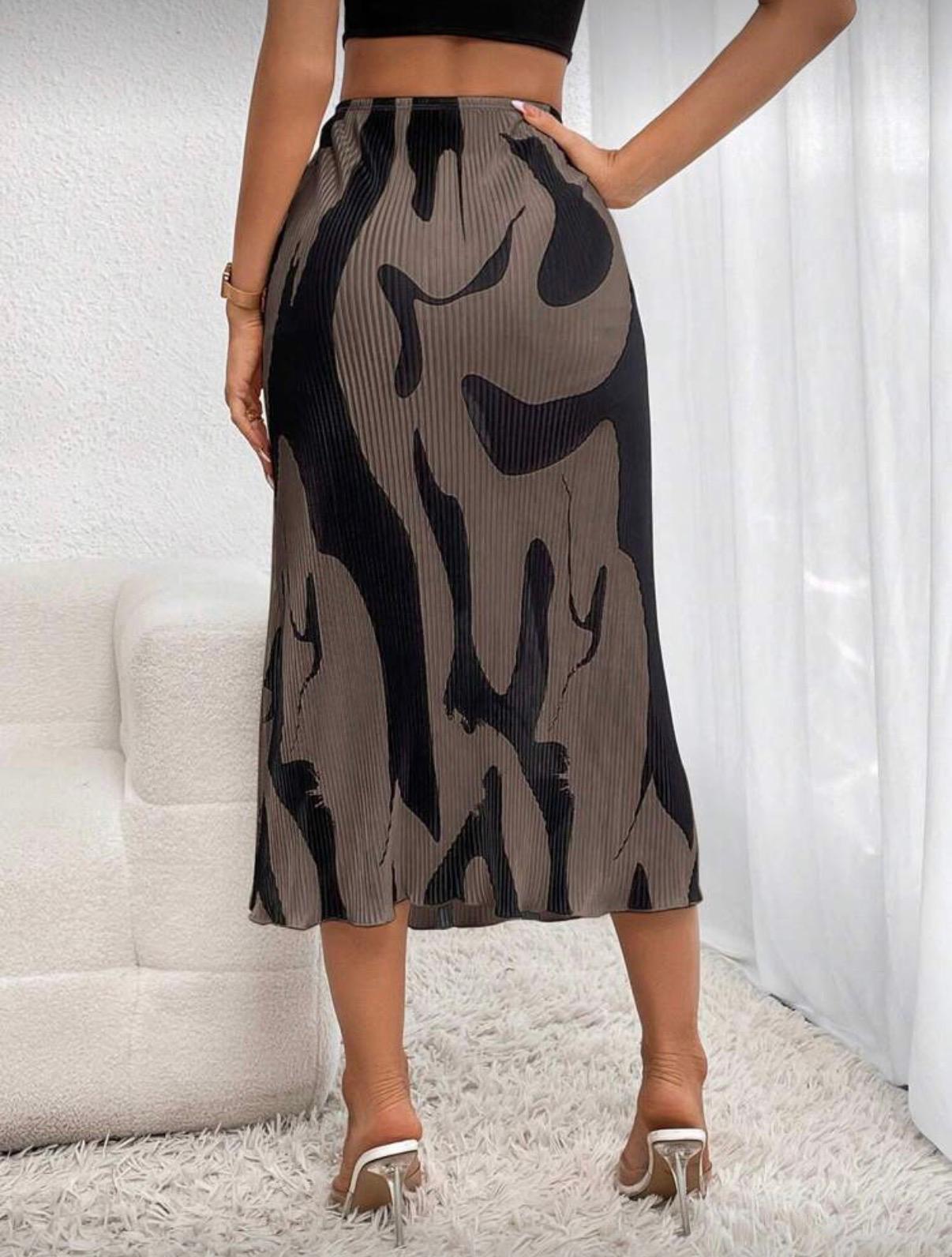 Mermaid Hem, High Waisted Skirt