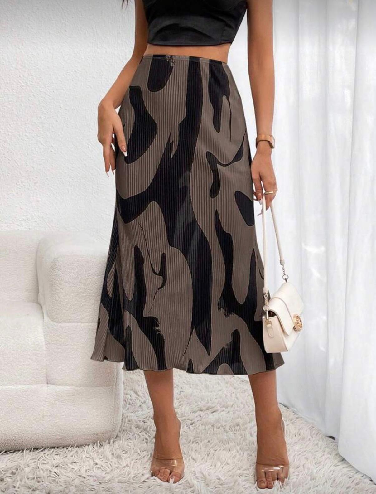 Mermaid Hem, High Waisted Skirt