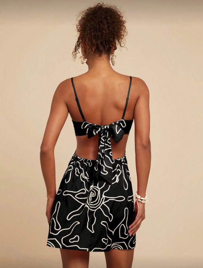 Women's Print Sleeveless Dress