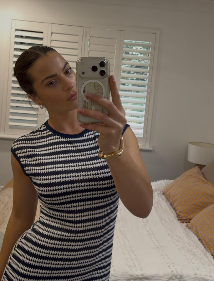 Casual Striped Long Dress