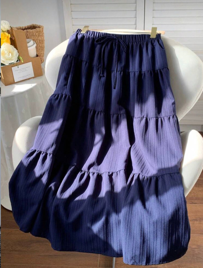 Codali. Casual Navy Blue Skirt