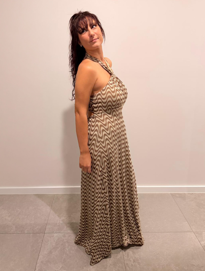 Flowy Halter Dress